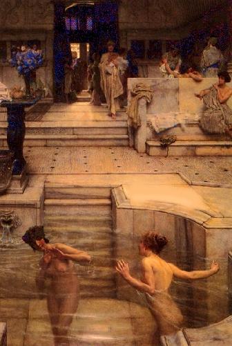 Laura Theresa Alma-Tadema A Favourite Custom France oil painting art
